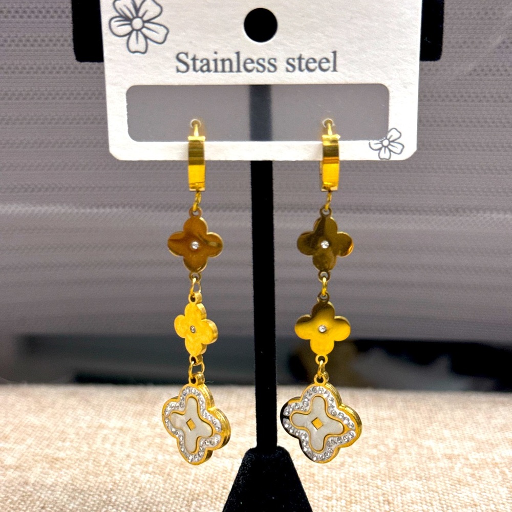 Beautiful earrings in Stainless Steel.